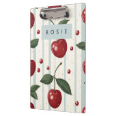 Personalisiertes Vintages Retro-Rotkrebsmuster Klemmbrett (Links)