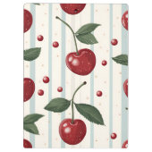 Personalisiertes Vintages Retro-Rotkrebsmuster Klemmbrett (Rückseite)