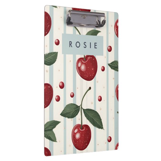 Personalisiertes Vintages Retro-Rotkrebsmuster Klemmbrett (Rechts)