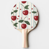 Personalisiertes Vintages Retro-Rotkrebsmuster Tischtennis Schläger (Rückseite)