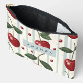 Personalisiertes Vintages Retro-Rotkrebsmuster Zubehörtasche (Offen)