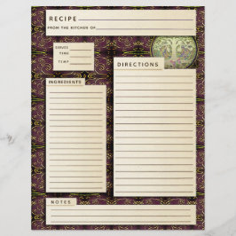 Personalisiertes Vintages Rezept Kochbuch