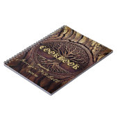 Personalisiertes Vintages Rezept Kochbuch Notizblock (Linke Seite)