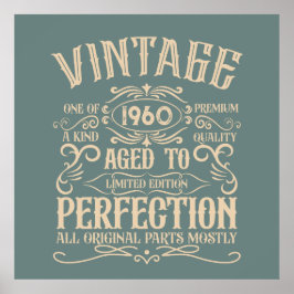 Personalisiertes Vintages Whiskey-Party Poster