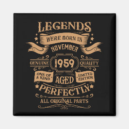 Personalisiertes Vintages Whiskey-Party zum 65. Ge Magnet