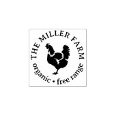 Personalisiertes Vintages Zuchteier Gummistempel (Prägung)