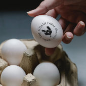 Personalisiertes Vintages Zuchteier Gummistempel