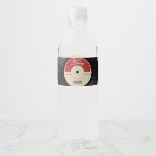 Personalisiertes Vinyl-Schallplatten-Etikett für E Wasserflaschenetikett
