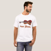 Personalisiertes Violinen-T-Shirt-Geschenk T-Shirt (Vorne ganz)