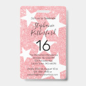 Personalisiertes VIP-PASS-Party Ausweis (Rückseite)