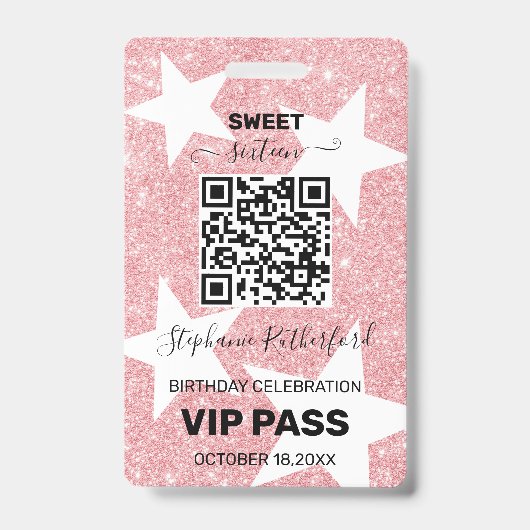 Personalisiertes VIP-PASS-Party Ausweis (Vorderseite)