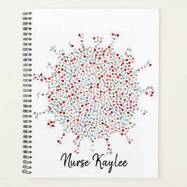 Personalisiertes Virengerms Art Graphic Design Planer