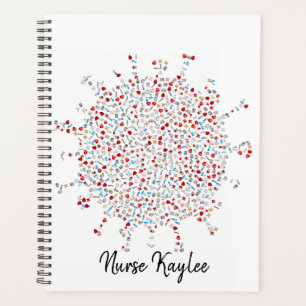 Personalisiertes Virengerms Art Graphic Design Planer