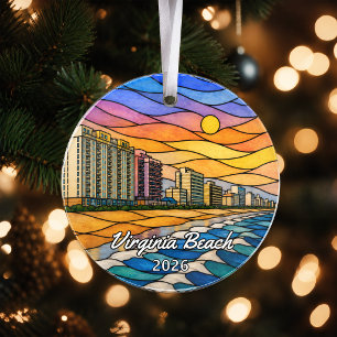 Personalisiertes Virginia Beach Acryl-Ornament, ku Ornament