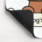 Personalisiertes Vizsla Mousepad (Ecke)