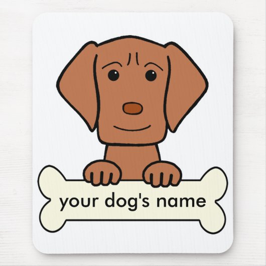 Personalisiertes Vizsla Mousepad (Vorne)