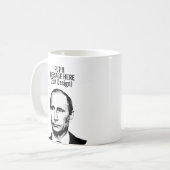 PERSONALISIERTES VLADIMIR PUTIN KAFFEETASSE (Vorderseite Links)