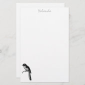 Personalisiertes Vogelpapier Briefpapier (Vorne/Hinten)