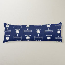 Personalisiertes Volleyball-Ball & Net-Muster Seitenschläferkissen