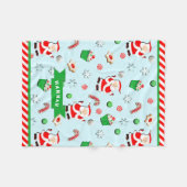 Personalisiertes Volleyball-Geschenk Fleecedecke (Vorderseite (Horizontal))