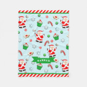 Personalisiertes Volleyball-Geschenk Fleecedecke (Vorderseite)