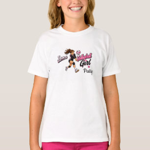 Personalisiertes Volleyball Mädchen T-Shirt für Te