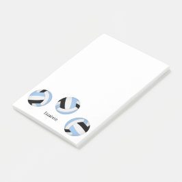 personalisiertes Volleyball Post-it Klebezettel