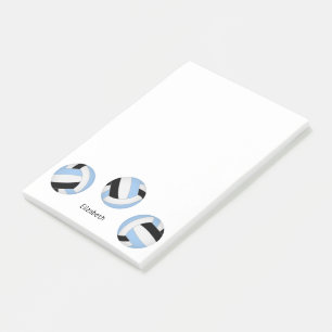 personalisiertes Volleyball Post-it Klebezettel