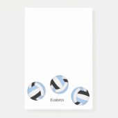 personalisiertes Volleyball Post-it Klebezettel (Vorderseite)