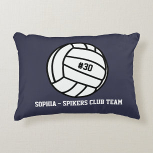 Personalisiertes Volleyball-Team, Spieler-Name u. Dekokissen
