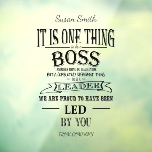 personalisiertes Vorruhestandszeichen Fensteraufkleber (Blatt 3)