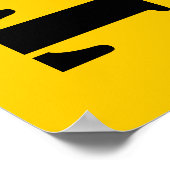 Personalisiertes Wachstumsmuster - Regler Poster (Ecke)