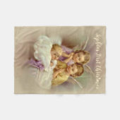 Personalisiertes Wächter-Engels-Engelbaby in der Fleecedecke (Vorderseite (Horizontal))