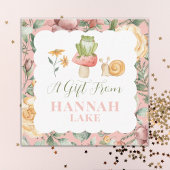 Personalisiertes Waldland Fairy floral Girls Gesch Begleitkarte