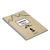Personalisiertes WanderNotebook Notizblock (Rechte Seite)