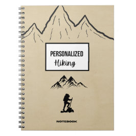 Personalisiertes WanderNotebook Notizblock
