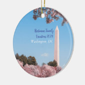 Personalisiertes Washington Monument Vacation Orna Keramik Ornament (Links)