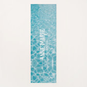 Personalisiertes Wasserbad Reflektionen Yogamatte (Vorderseite)