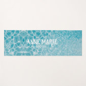 Personalisiertes Wasserbad Reflektionen Yogamatte (Vorderseite (Horizontal))