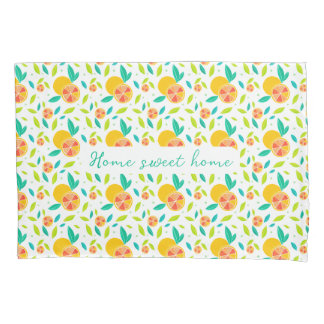 Personalisiertes Wasserfarben Süße Orangenmuster Kissenbezug