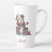 Personalisiertes Wasserfarben-Weihnachtsgeschenk Milchtasse (Rechts)