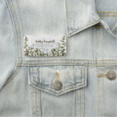 Personalisiertes Wasserfarbengebirge und Wald Namensschild (Beispiel)