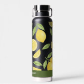 Personalisiertes Wasserfarbenmuster Trinkflasche (Rückseite)