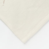 Personalisiertes Wasserfarbgemälde einer Mutter, d Fleecedecke (Ecke)