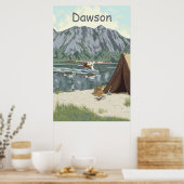 Personalisiertes Wasserflugzeug Poster (Küche)