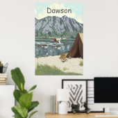 Personalisiertes Wasserflugzeug Poster (Heimbüro)