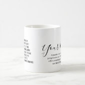 "Personalisiertes Wassermann-Sternzeichen, Name, E Verwandlungstasse (Mittel)