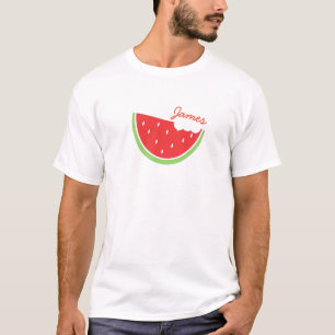 Personalisiertes Wassermelonen-Sommer-T-Shirt T-Shirt