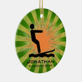 Personalisiertes Wasserski Ornament (Rechts)