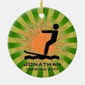 Personalisiertes Wasserski Ornament (Hinten)